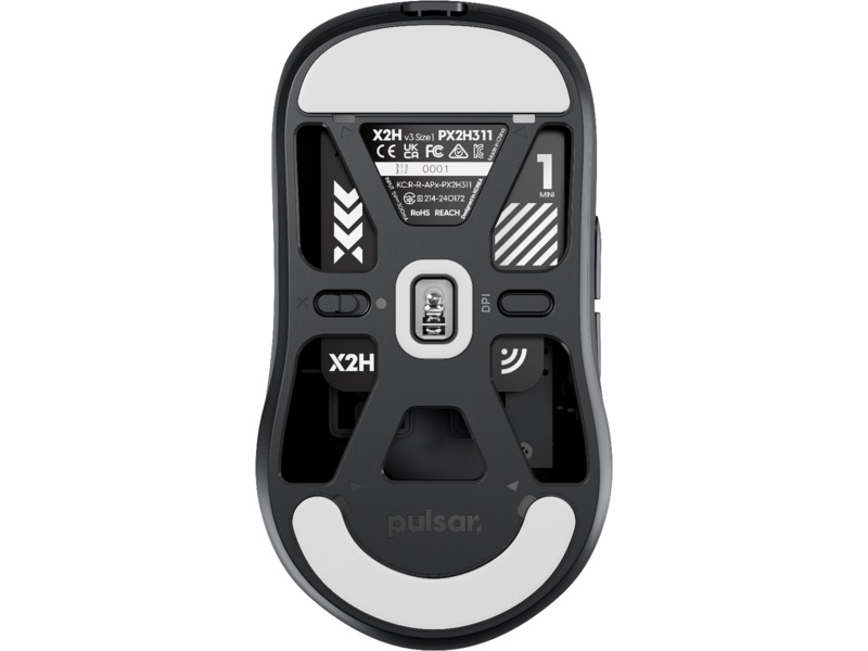 Pulsar X2H V3 Mini trådløs gamingmus (sort) Gamingmus