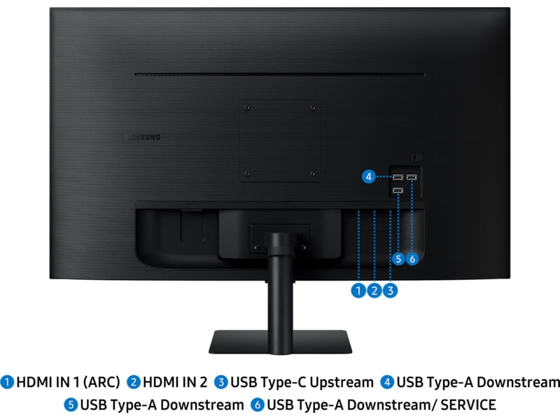 Samsung 32" 4K smart skærm M7 32FM702 (sort) Skærme