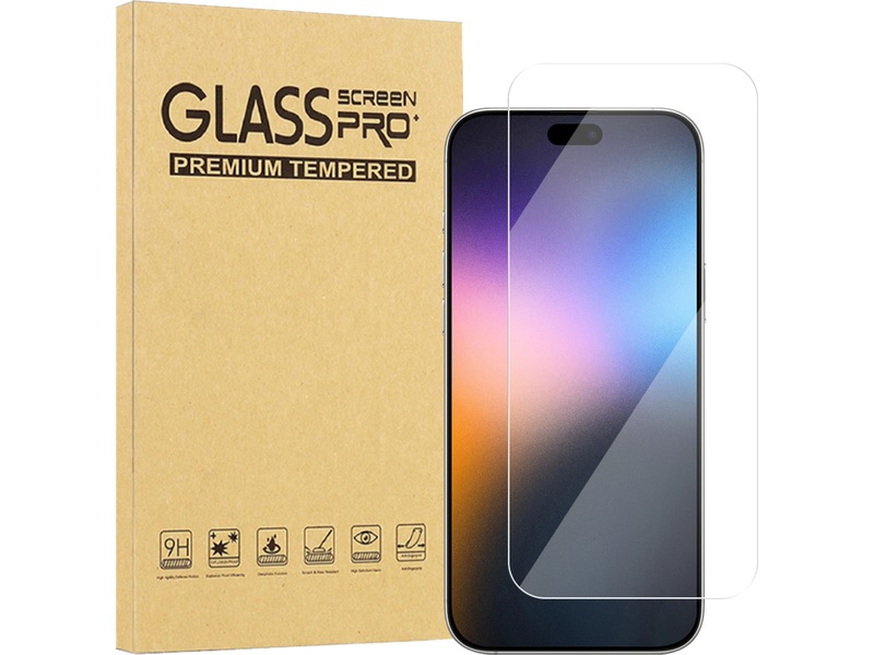 iiglo iPhone 17 Pro Max / 16 Pro Max skærmbeskytter Skærmbeskyttelse mobiltelefon