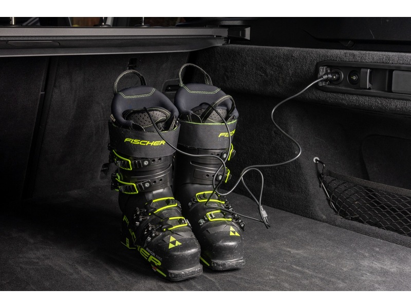 Hedgehog Drive skotørrer til bil + adapter (sort) Skotørrere