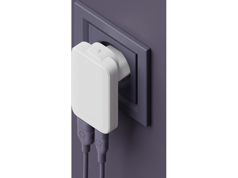 dbramante1928 re-charge Pro EU/US Slim Vægoplader (hvid) Mobilopladere