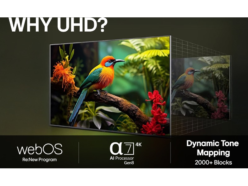 LG 75'' UA75 AI 4k smart-tv (2025) 70 - 79 tommer TV