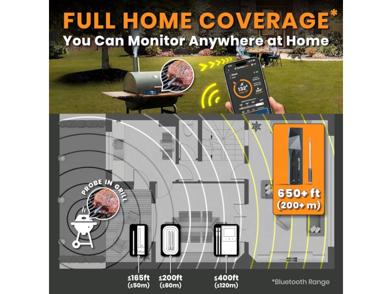 THE MEATSTICK 4X Sæt trådløst stegetermometer Andet køkkenudstyr
