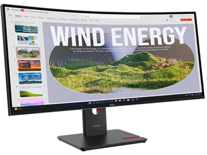 Lenovo 34" skærm ThinkVision T34WD-40 Skærme
