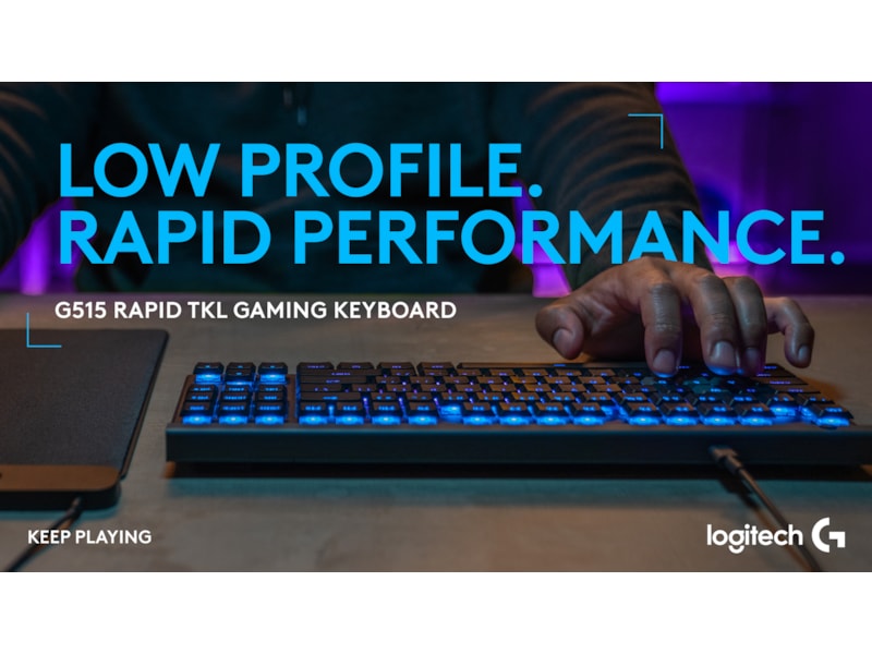 Logitech G515 TKL Rapid Gamingtastatur (sort) Gamingkeyboard