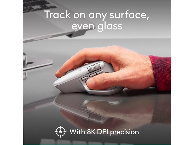 Logitech MX Master 4 för Mac Trådlös Mus (vit silver) Mus