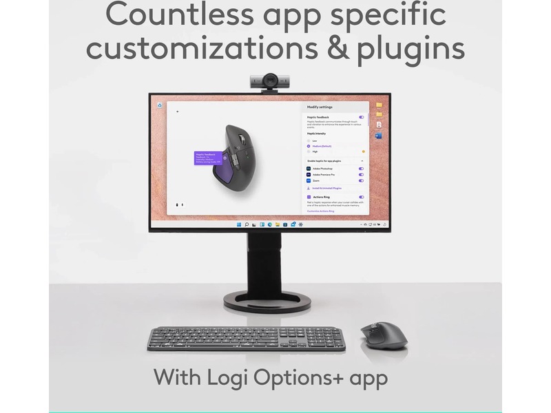 Logitech MX Master 4 för Mac Trådlös Mus (vit silver) Mus