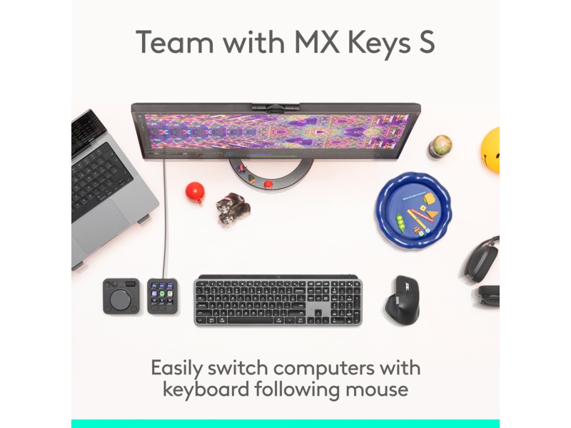 Logitech MX Master 4 Trådløs Ergonomisk Mus (grafitgrå) Mus