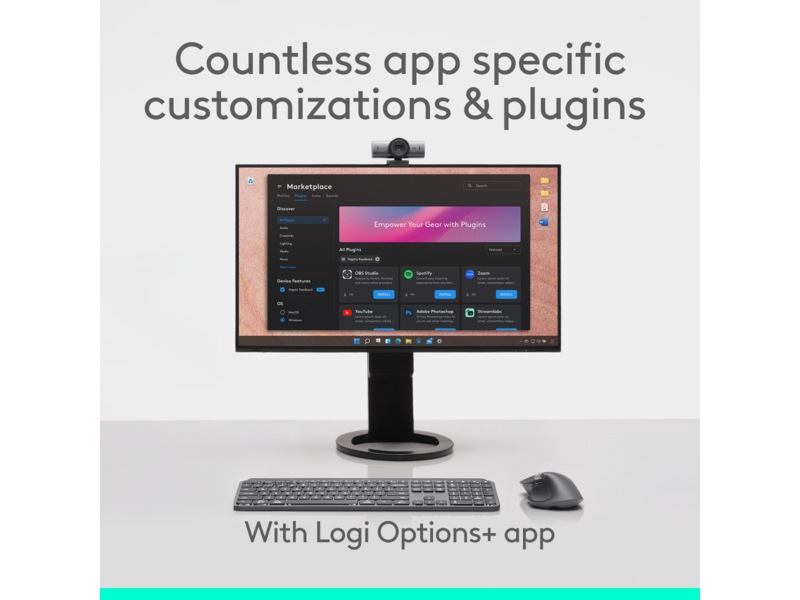 Logitech MX Master 4 Trådløs Ergonomisk Mus (grafitgrå) Mus