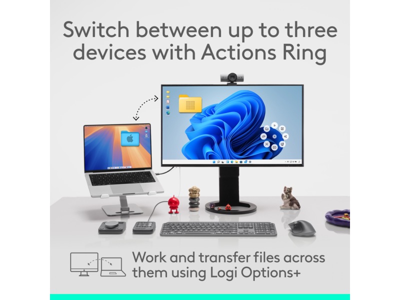 Logitech MX Master 4 Trådløs Ergonomisk Mus (grafitgrå) Mus