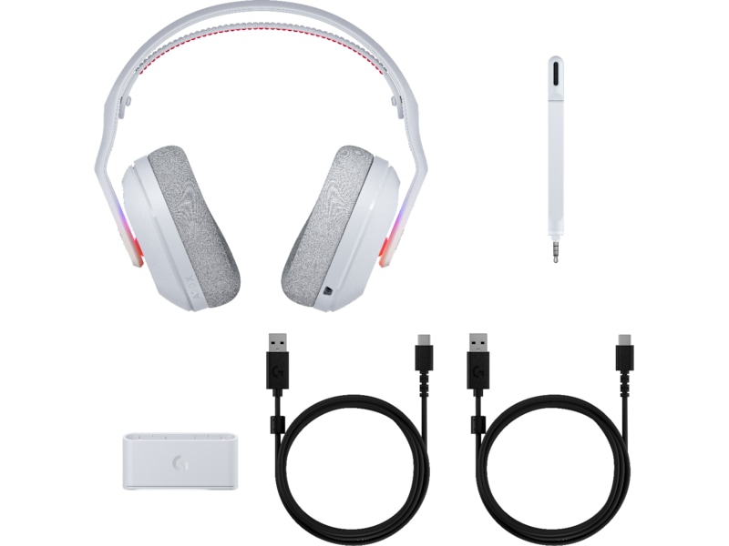 Logitech G Astro A20X Lightspeed trådløst gamingheadset (hvid) Gamingheadset