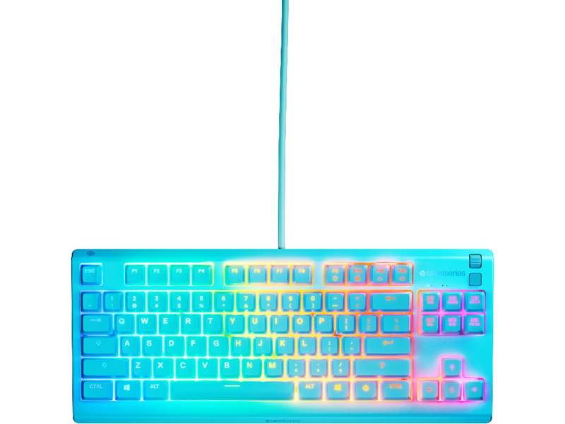 SteelSeries Apex 3 TKL gamingtastatur (aqua) Gamingkeyboard