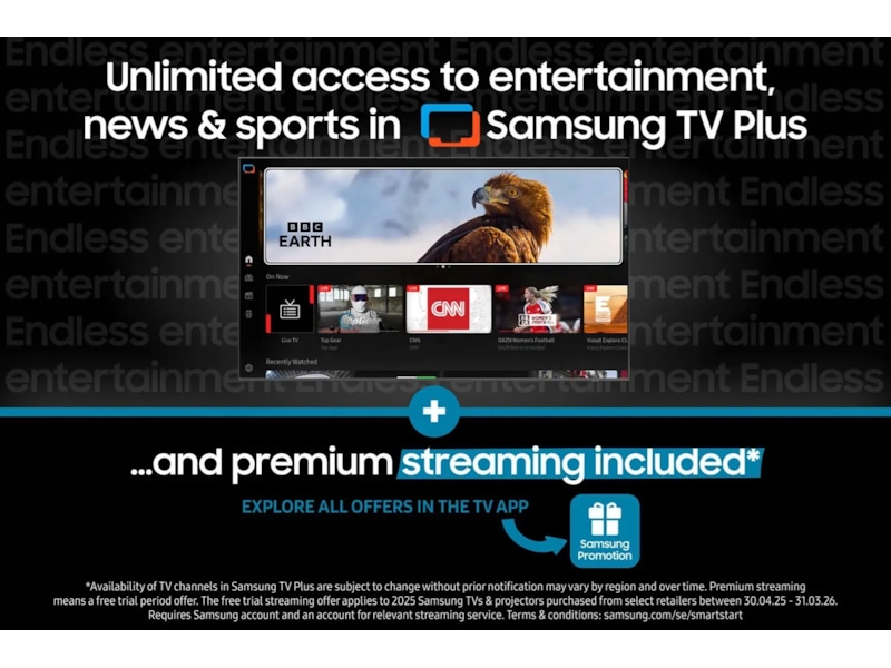 Samsung 55" Q6F QLED 4K Smart TV (2025) 50 - 59 tommer TV