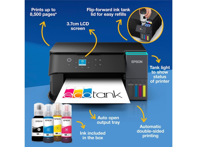 Epson EcoTank ET-2950 inkjetprinter Printere
