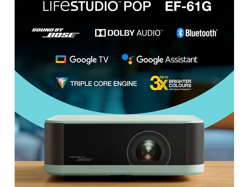 Epson Lifestudio Pop EF-61G bærbar 3LCD projektor (grøn) Projektorer