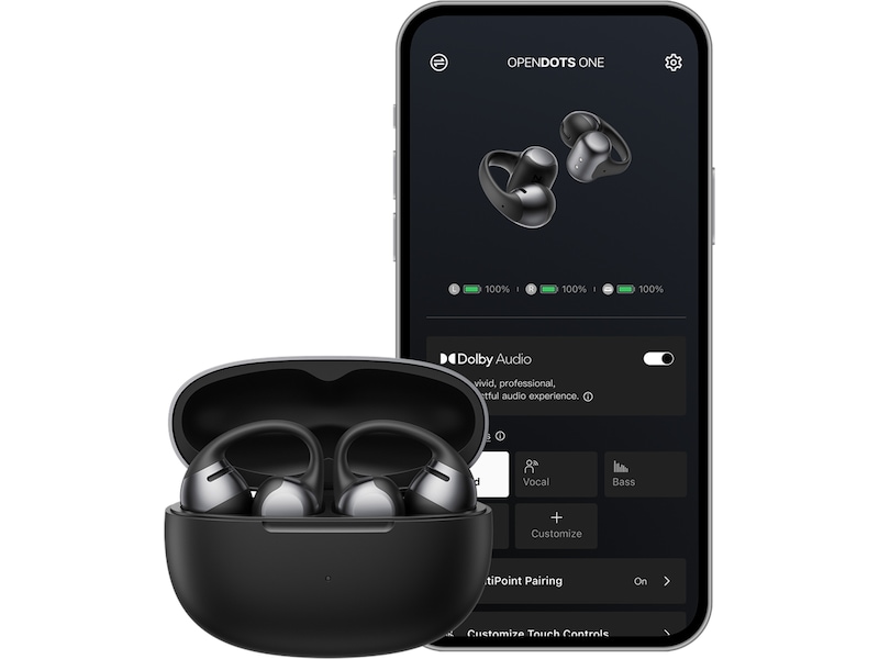 SHOKZ OpenDots Trådløse åbne Høretelefoner Earbuds (sort) In-ear høretelefoner