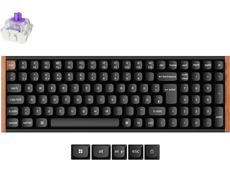 Keychron K4 HE Trådlöst Gamingtangentbord (svart) Gamingkeyboard