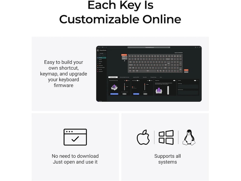 Keychron K4 HE Trådlöst Gamingtangentbord (svart) Gamingkeyboard
