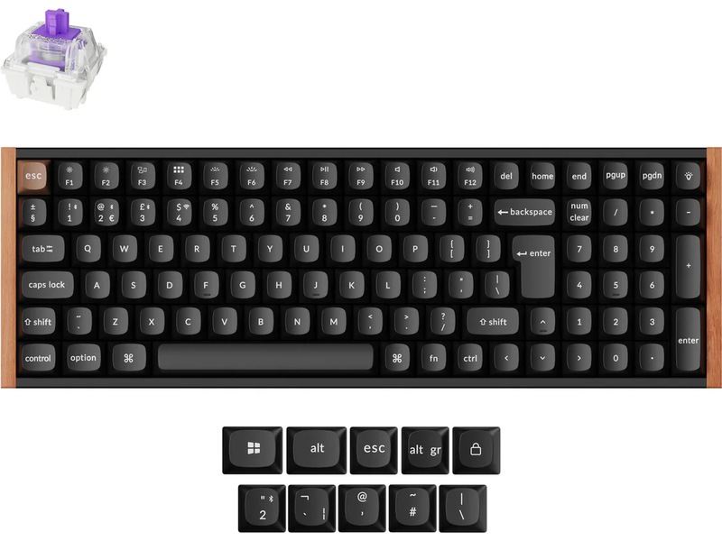 Keychron K4 HE Trådlöst Gamingtangentbord (svart) Gamingkeyboard