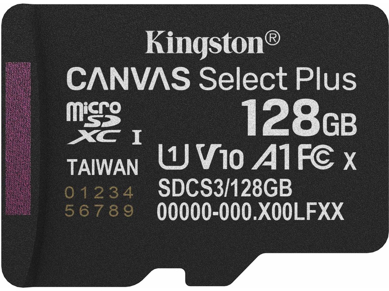 Kingston microSDXC Canvas Select Plus 128GB Flash-hukommelse