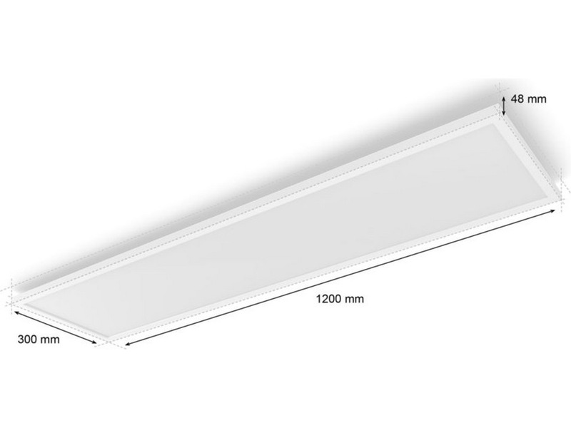 Philips Hue Surimu rektangulär paneltaklampa Loftlampe