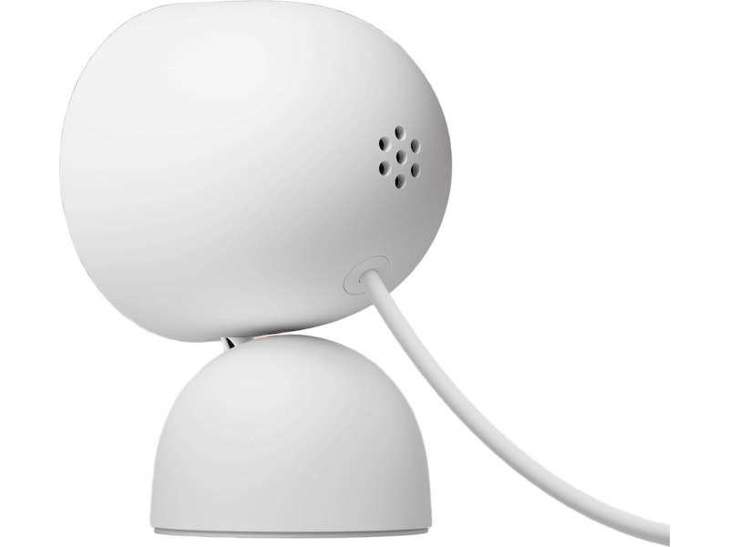 Google Nest 3. gen Indendørs overvågningskamera (kablet, hvid) Overvågningskameraer