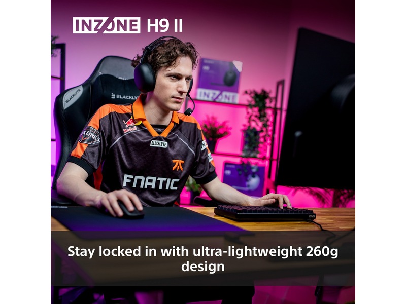 Sony INZONE H9 II Trådlöst Brusreducerande Headset (svart) Gamingheadset