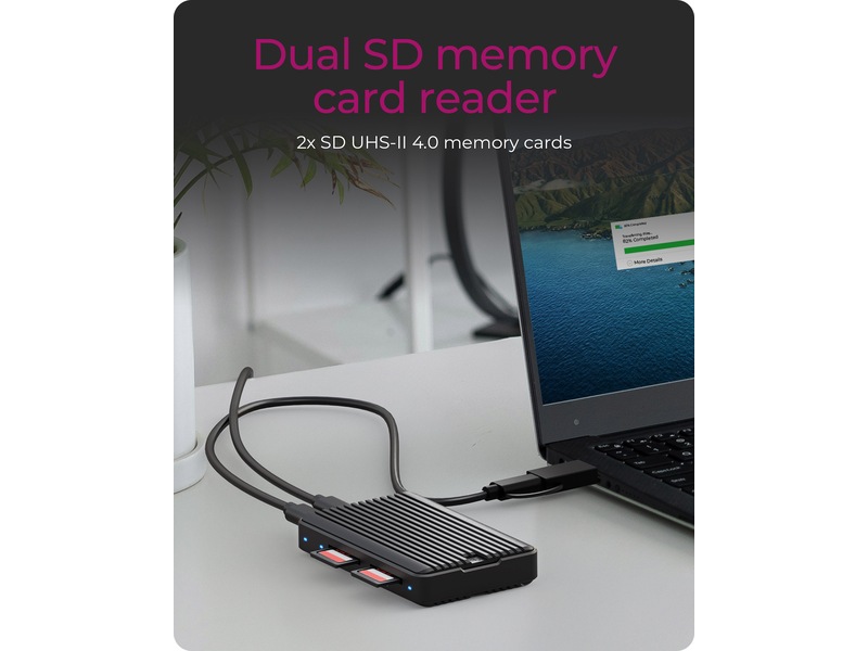 ICY BOX IB-CR602M-C31 M.2 SSD Enclosure Dockingstationer