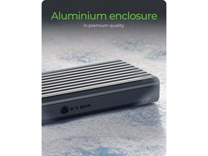 Icy Box M.2 NVMe SSD Kabinet Eksterne Kabinetter
