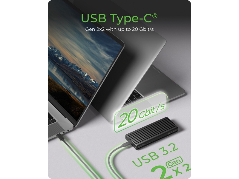 Icy Box M.2 NVMe SSD Kabinet Eksterne Kabinetter