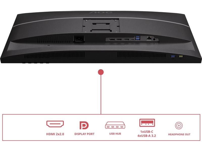 AOC 27" 4K-skärm U27E4CV Skærme