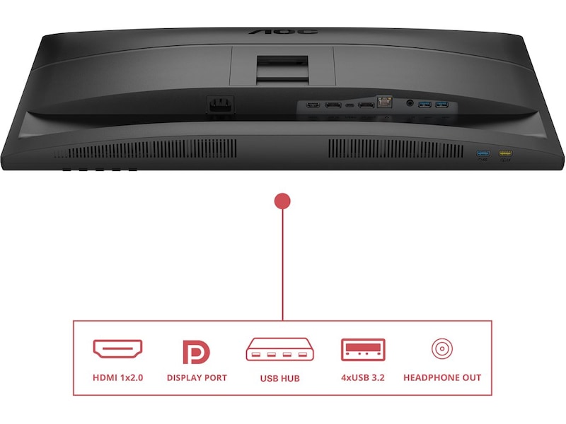 AOC 27" skärm Q27E4CV Skærme