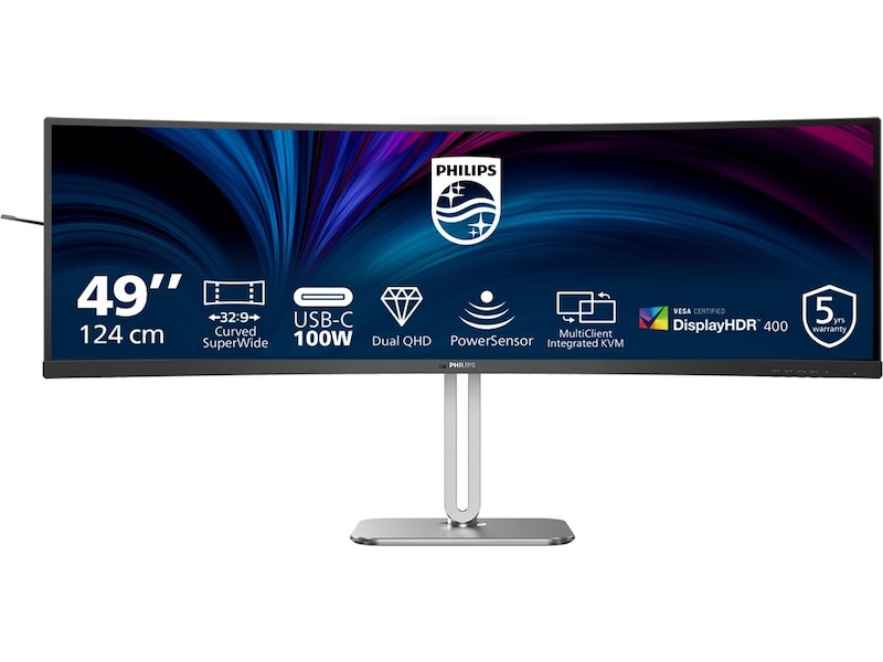 Philips 49" curved skærm 49B2U5900C/00 Skærme