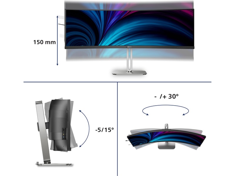 Philips 49" curved skærm 49B2U5900C/00 Skærme