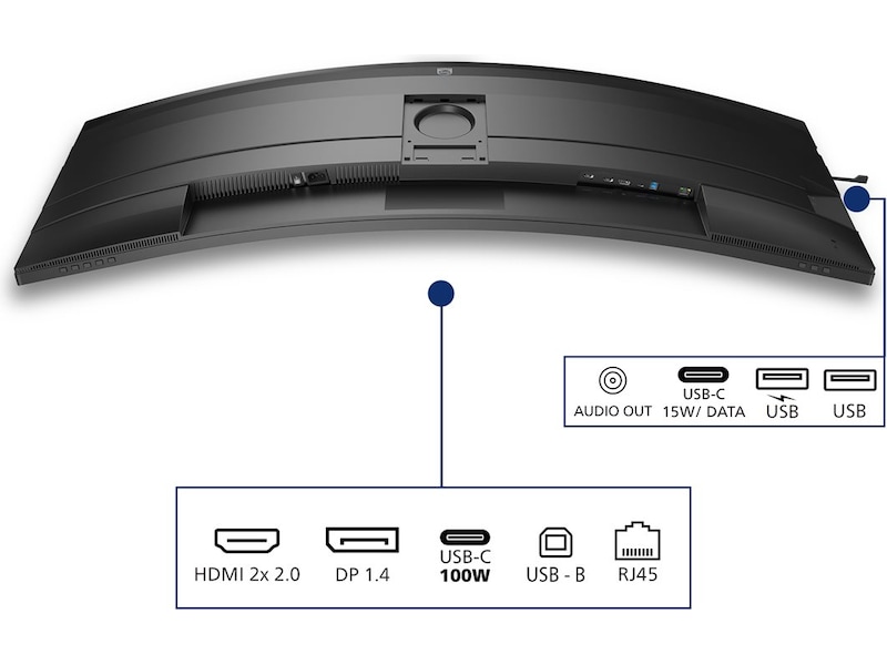 Philips 49" curved skærm 49B2U5900C/00 Skærme