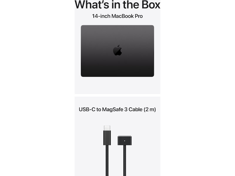 Macbook Pro 14 M5 (2025) 1TB (rymdsvart) PC - Bærbar / laptop