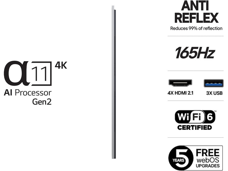 LG 55" G5 AI 4K OLED Smart TV (2025) + Soundbar 50 - 59 tommer TV