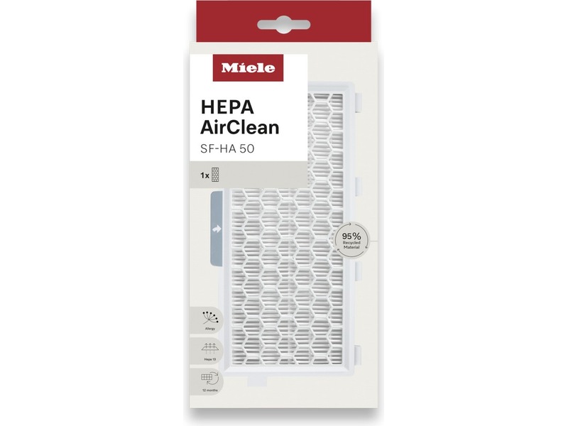 Miele SF-HA50-1 HEPA AirClean Filter Tilbehør til støvsugere og rengøring