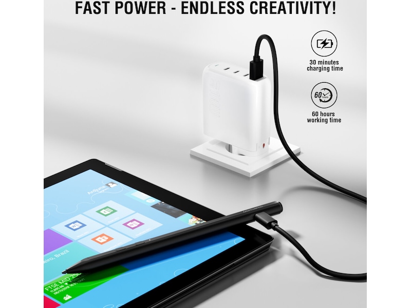 4smarts Microsoft Surface MPP Active Stylus (svart) Tastatur og stylus