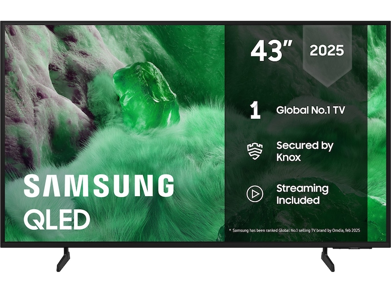 Samsung 43" Q7F2 QLED 4K Smart TV (2025) + Soundbar 20 - 49 tommer TV