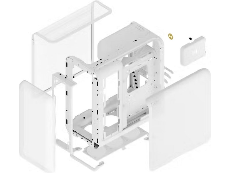 HYTE X50 Air Mid Tower (hvid) Midi Tower