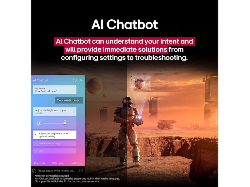 LG 86'' NANO81 NanoCell AI 4K Smart TV (2025) Over 80 tommer TV