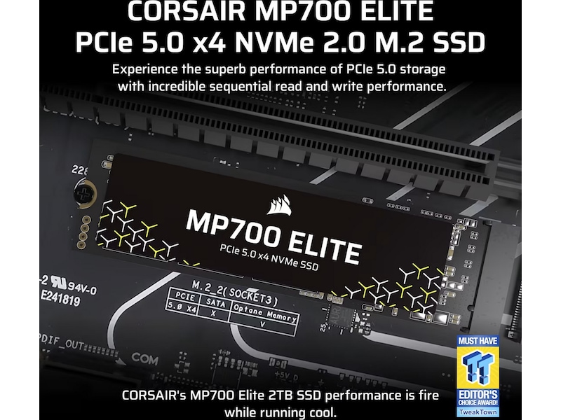 Corsair MP700 ELITE 4TB SSD M.2