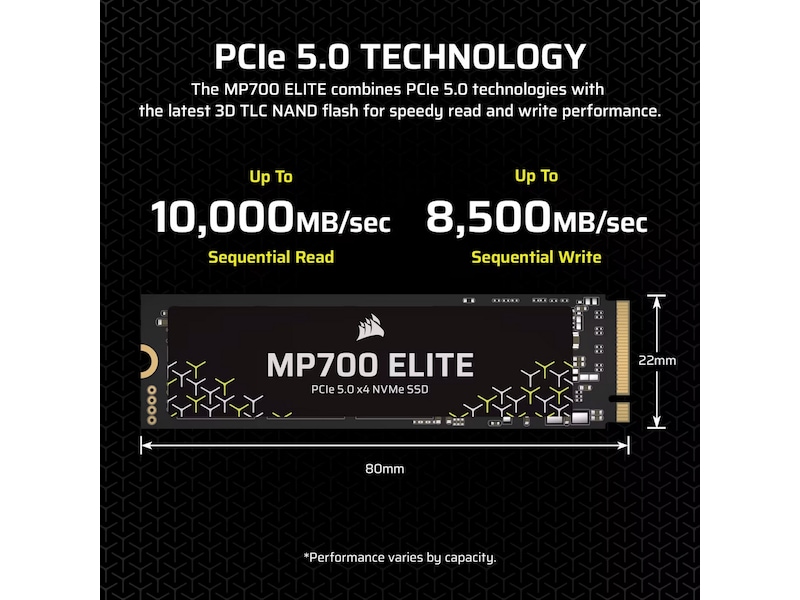 Corsair MP700 ELITE 4TB SSD M.2
