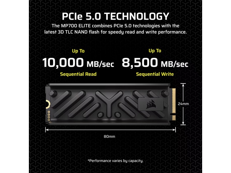 Corsair MP700 ELITE 4TB SSD M.2