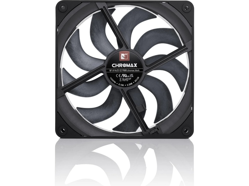 Noctua NF-A14x25 G2 PWM chromax.black blæser Blæsere