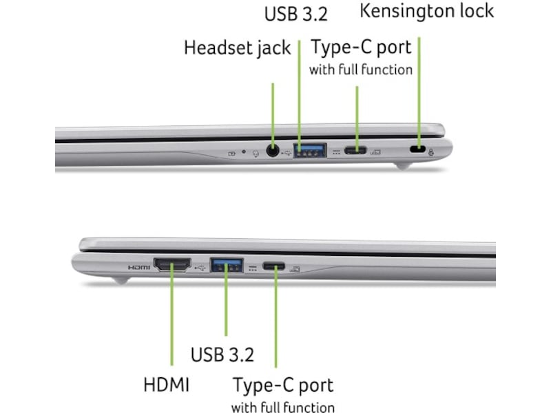 Acer Chromebook 315 15,6" FHD PC - Bærbar / laptop