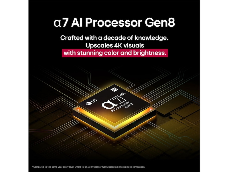 LG 43'' QNED7E AI 4k Smart TV 43QNED7EA6B (2025) 20 - 49 tommer TV