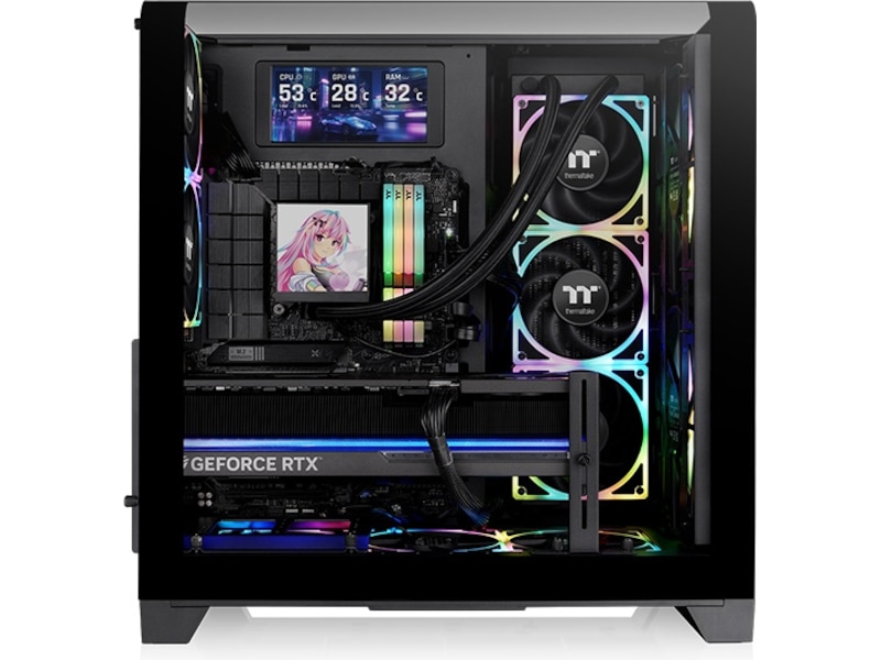 Thermaltake View 390 Air Mid Tower (sort) Midi Tower