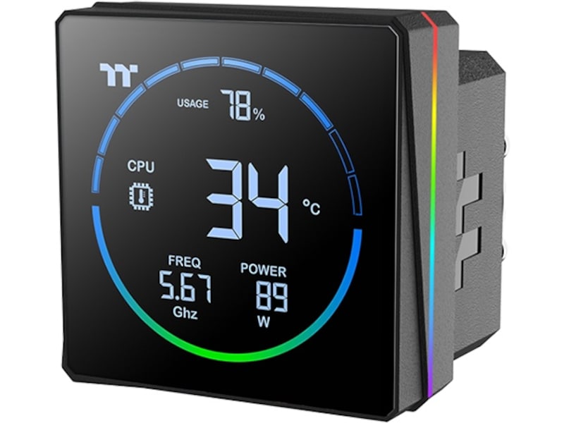 Thermaltake TH240-S V3 ARGB Sync Alt-i-en Køler (sort) CPU - Vandkøling